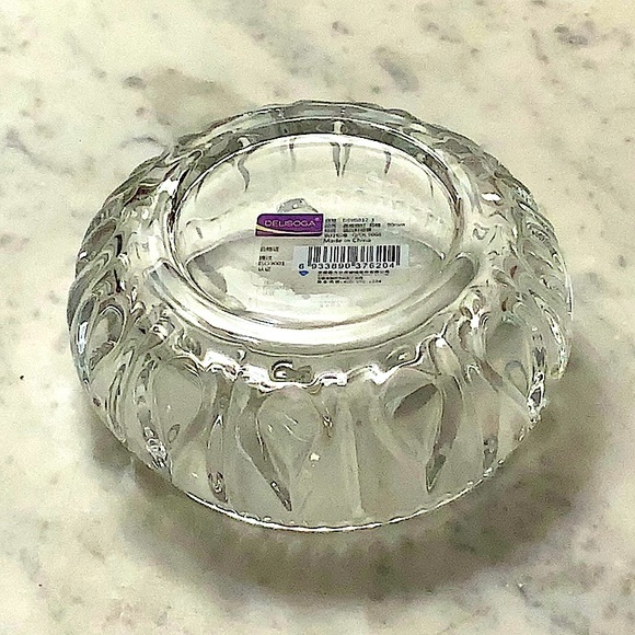 CRYSTAL HOLDER MAXI TEA LIGHT OR MINI CANDLE NEW DELISOGA - Picture 6 of 6